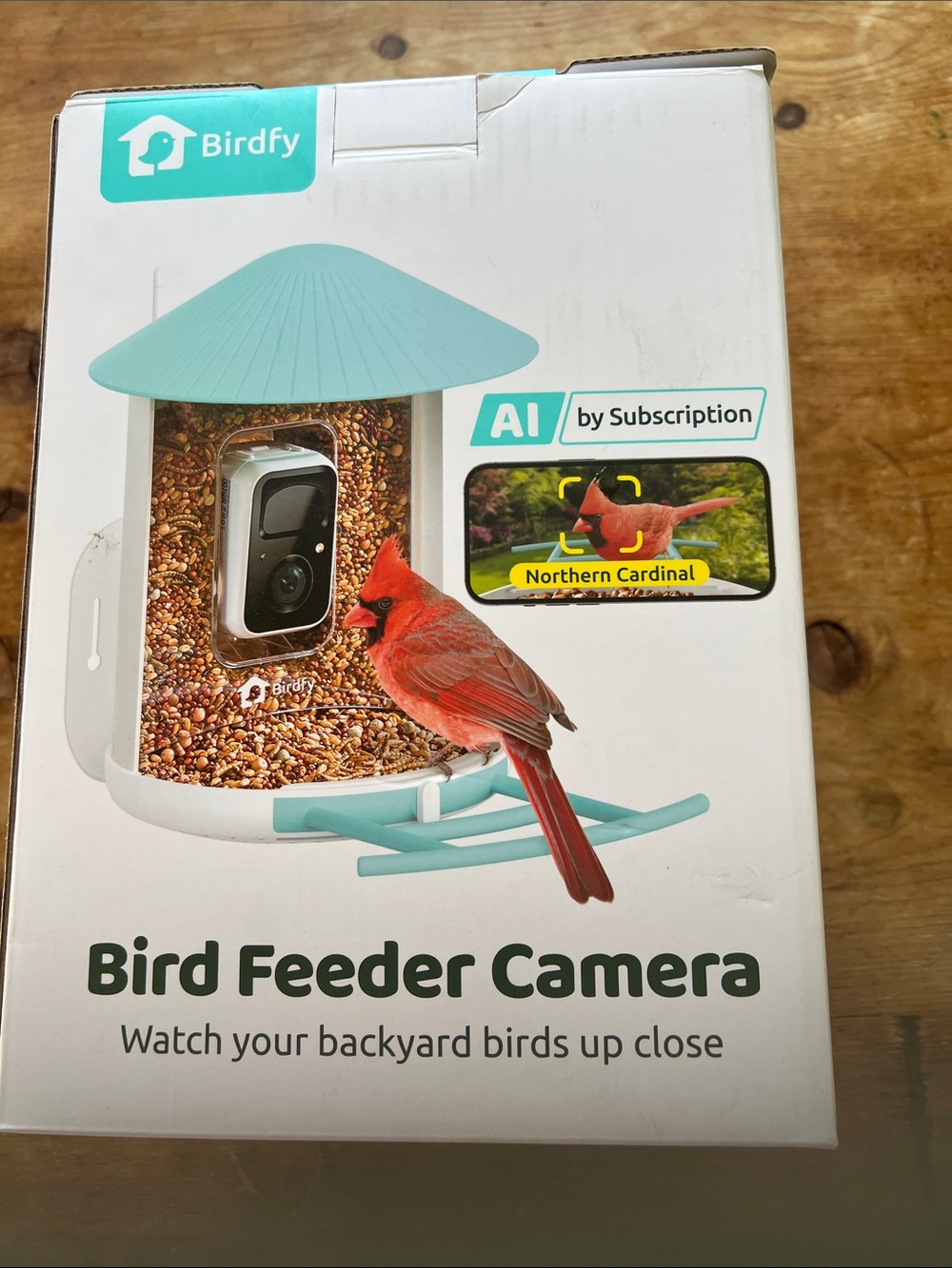 NIB Birdfy Bird Feeder camera to feed and watch backyard wild birds